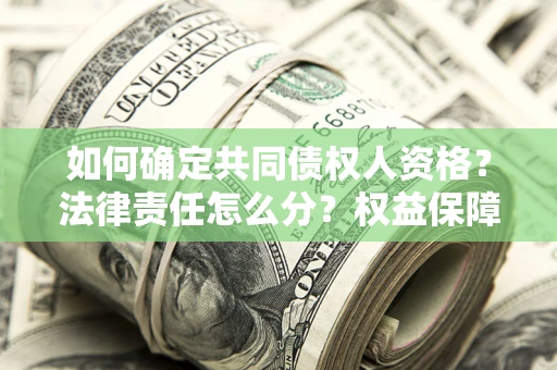 北京如何确定共同债权人资格？法律责任怎么分？权益保障技巧揭秘！