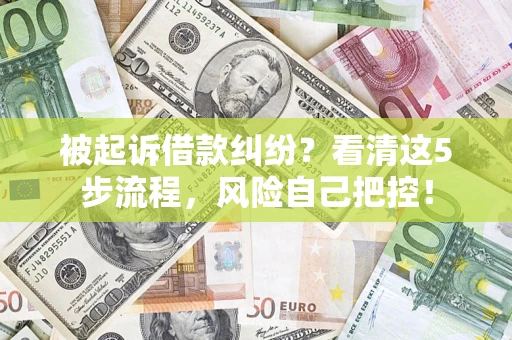 北京被起诉借款纠纷？看清这5步流程，风险自己把控！