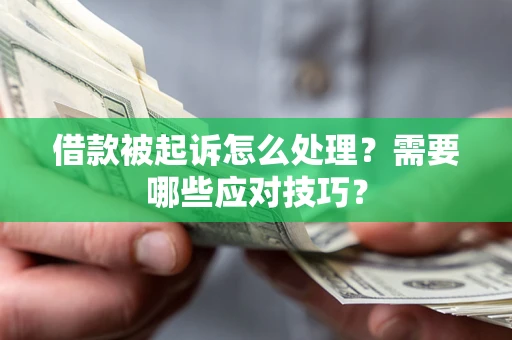 北京借款被起诉怎么处理？需要哪些应对技巧？