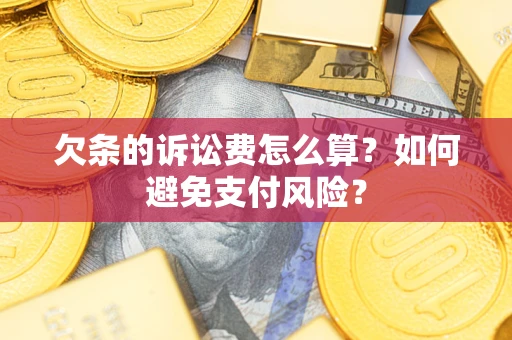 北京欠条的诉讼费怎么算？如何避免支付风险？